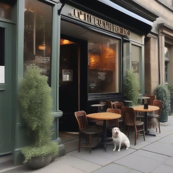 Dog-friendly restaurant in Edinburgh, Scotland