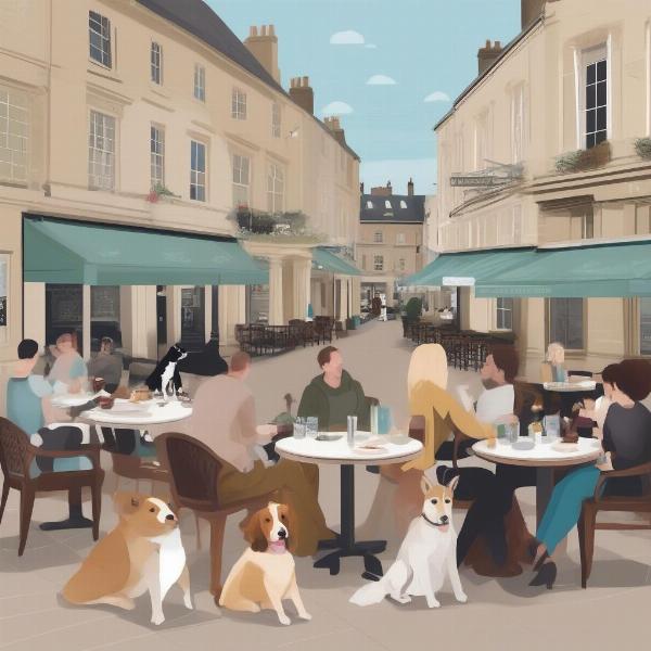 Dog-friendly restaurants in Bath with outdoor seating