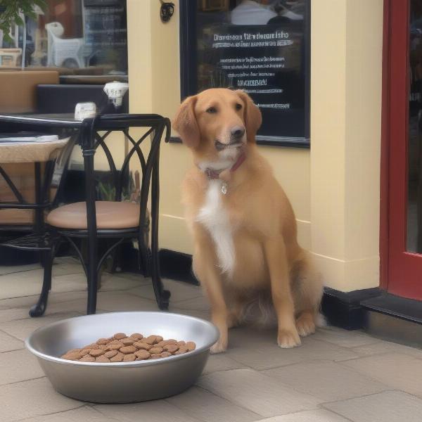 Dog-friendly restaurant in Lytham St Annes with outdoor seating.