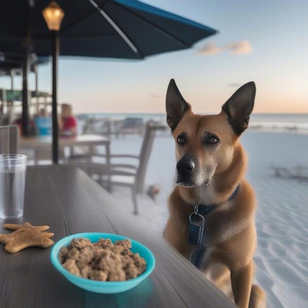 Dog-friendly restaurants in Pensacola Beach often offer outdoor seating with stunning ocean views.