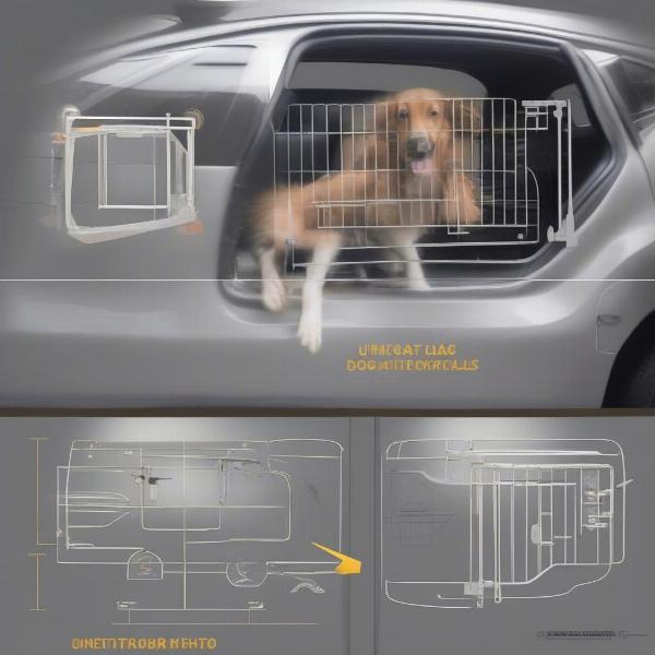 Installing a Dog Gate in a Car