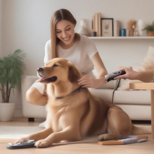 Preparing your dog for a grooming session in Atascadero