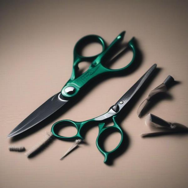 Cleaning and storing dog grooming scissors