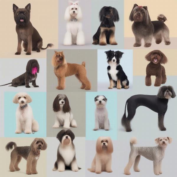 Various Dog Grooming Styles in Bonita Springs