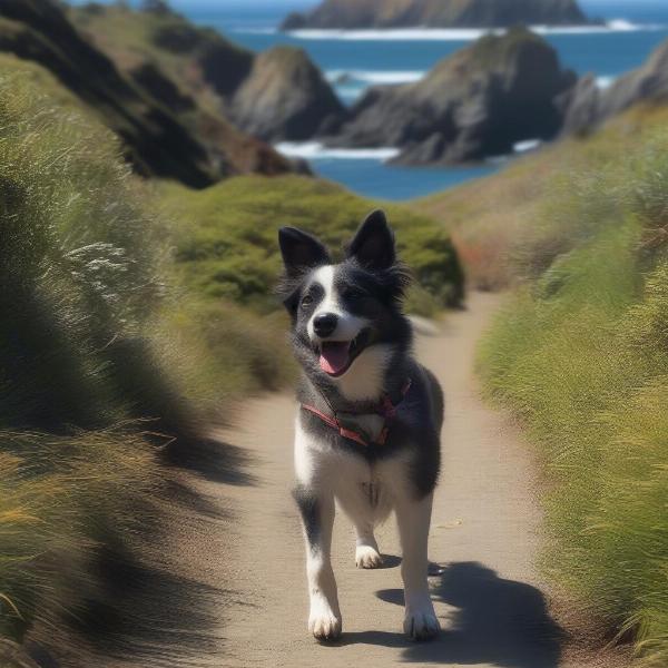 Dog Hiking on the Mendocino Coast