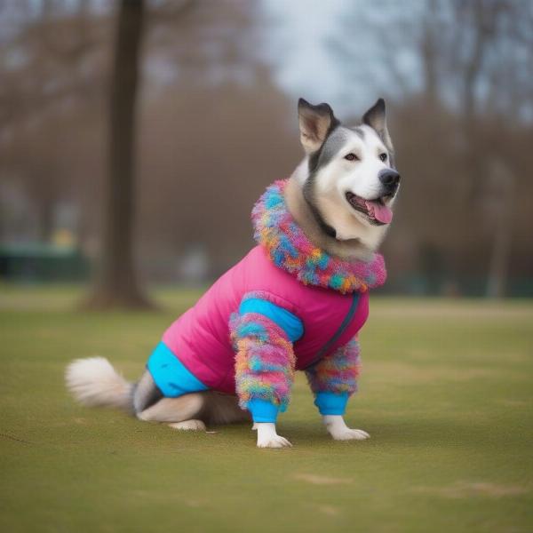 Dog in Affordable Stylish Outfit