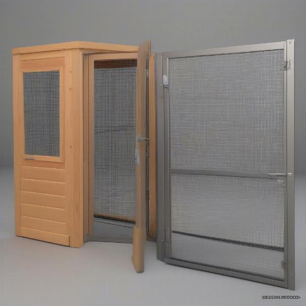 Different Types of Dog Kennel Door Panels