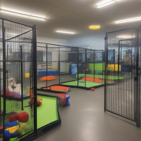 Dog Kennel Play Area