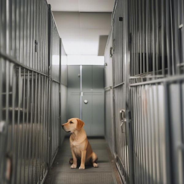 Inspecting Dog Kennels in Llanelli