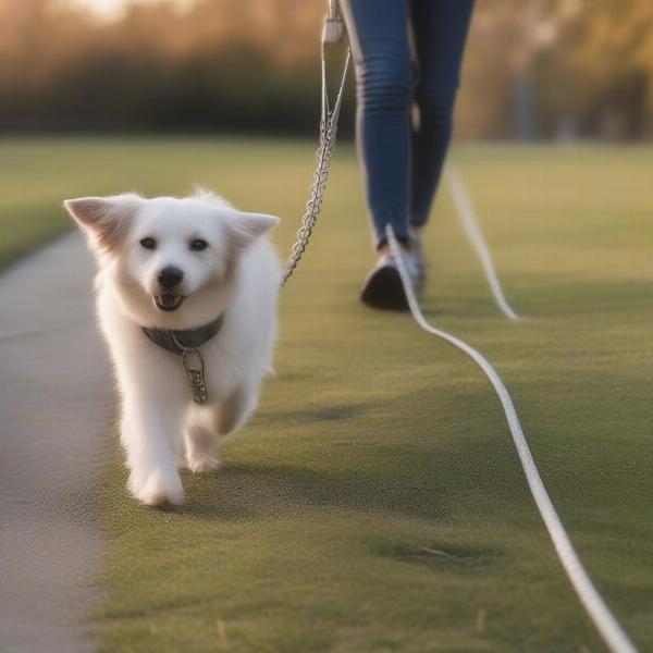 Dog Leash Walking After ACL Surgery