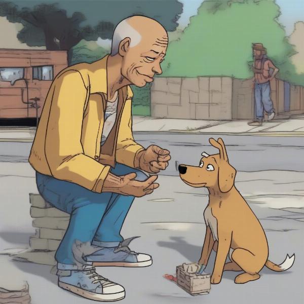 Dog Man and Li'l Petey in Book 3