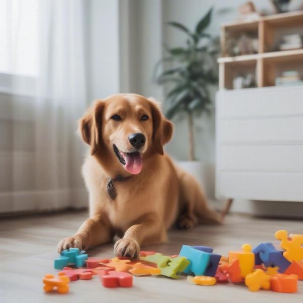 Dog Mental Stimulation with Toys