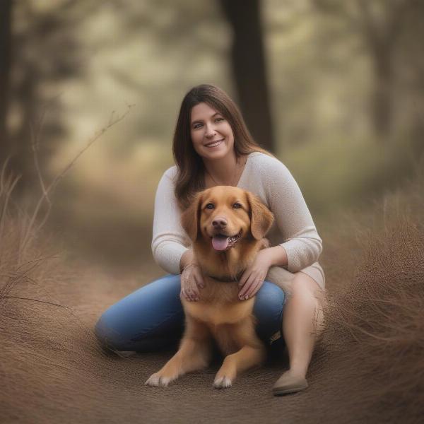 Dog Mom and Dog Photoshoot