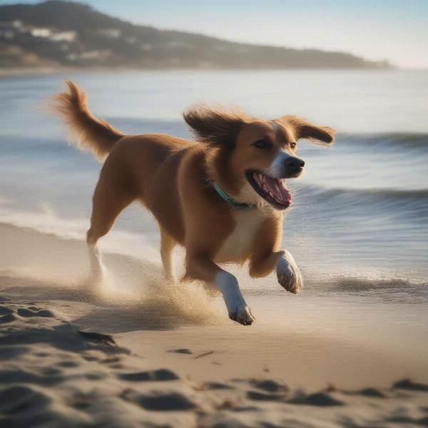 Dog on Avila Beach