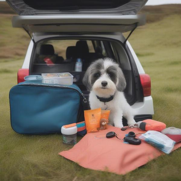 Packing essentials for a dog-friendly caravan holiday in Cornwall