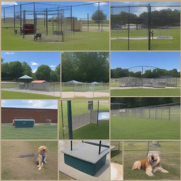 Different dog park amenities