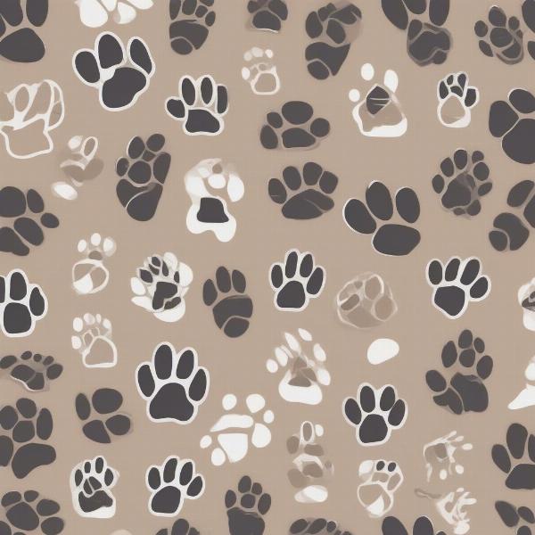 Examples of Dog Paw SVG Files