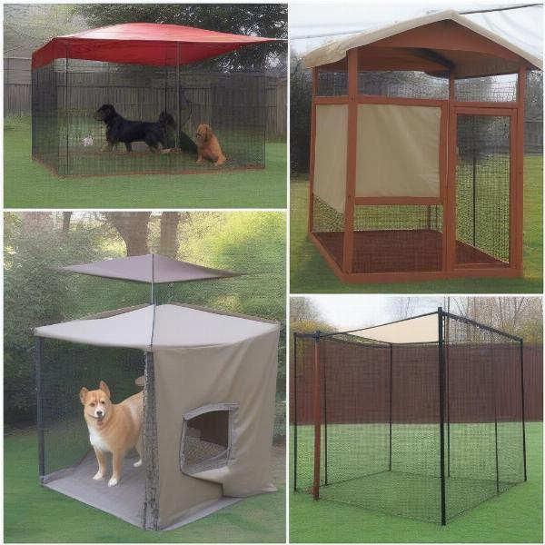 Dog Play Yard Shade and Shelter