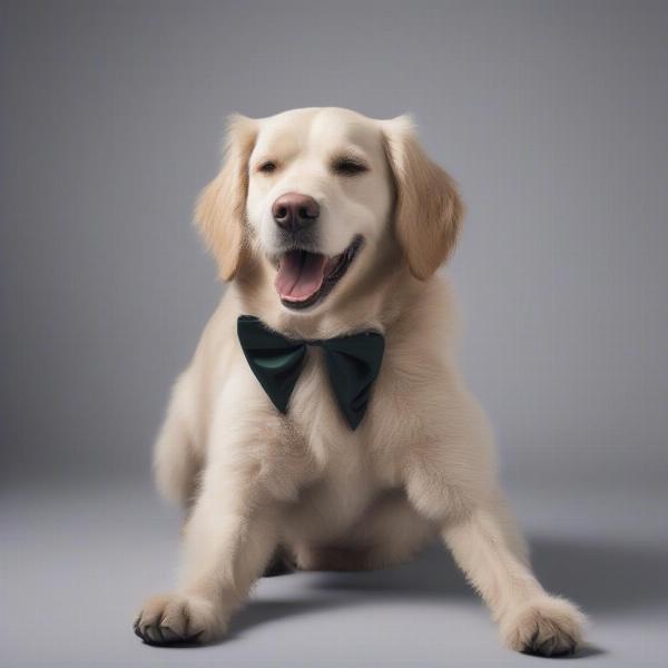 Dog Performing a Play Bow Stretch