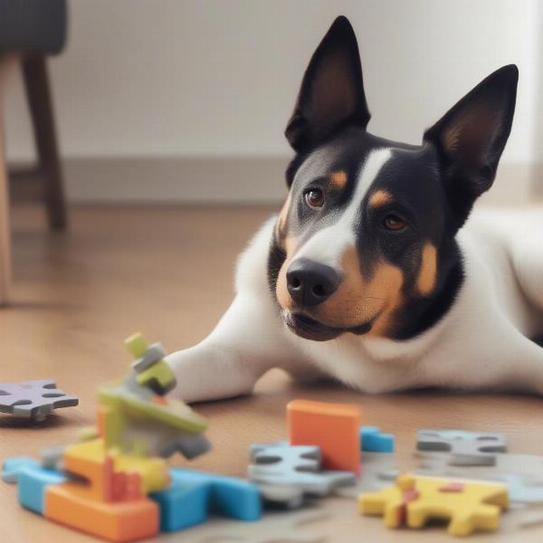 Dog Playing with Toy