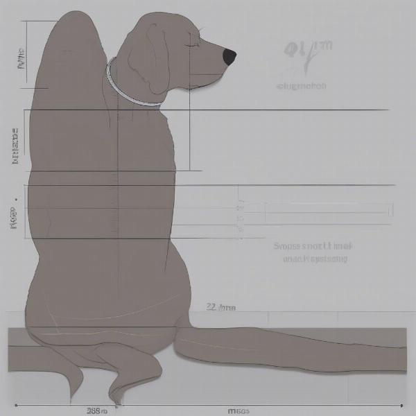 Measuring a Dog for a Polo Collar