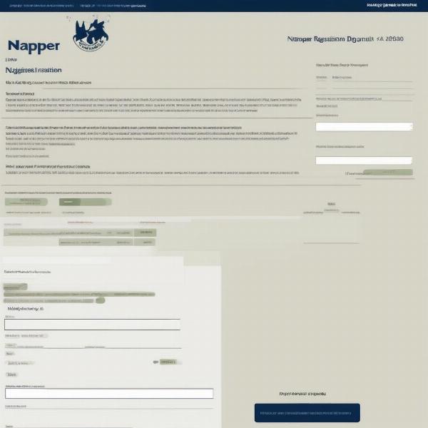 Online dog registration application in Napier