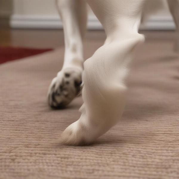 Dog Scooting on Carpet