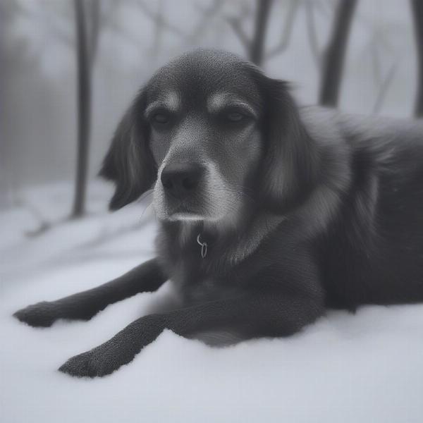 Dog Showing Signs of Hypothermia