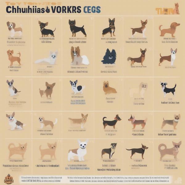 Toy Breed Dog Size Chart: Chihuahua and Yorkshire Terrier