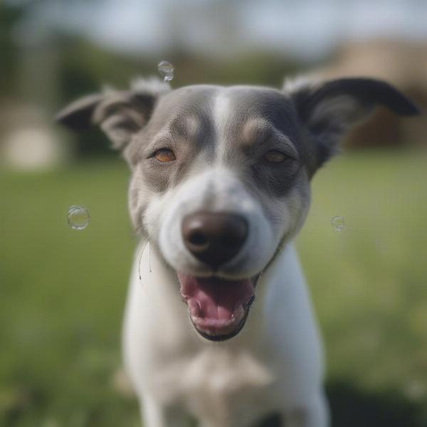 Dog sneezing due to allergies