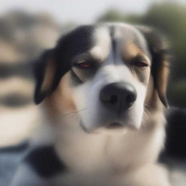 Dog Squinting Due to Eye Pain