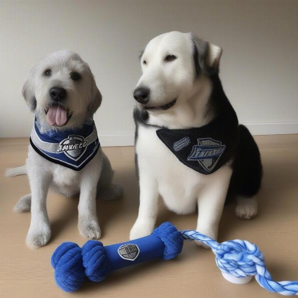 Rope and Plush Dog Stanley Cup Toy