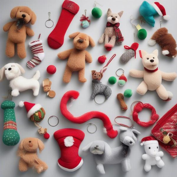 Variety of Dog Stocking Toys