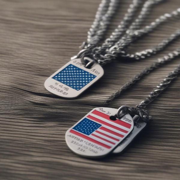 Patriotic Dog Tags