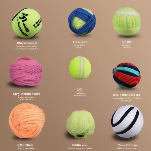 Dog Toy Ball Rope Material Types