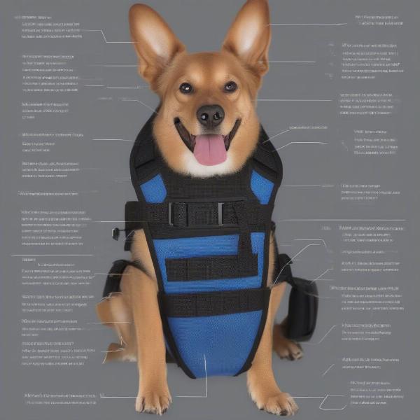 Dog Trainer Vest with Multiple Pockets