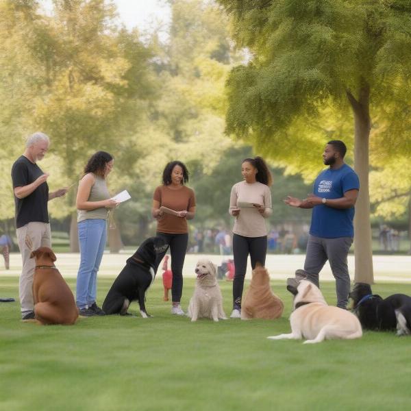 Dog training class in Charleston, SC