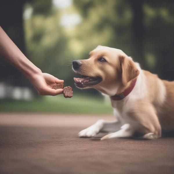 Dog Training with Beef Liver Treats