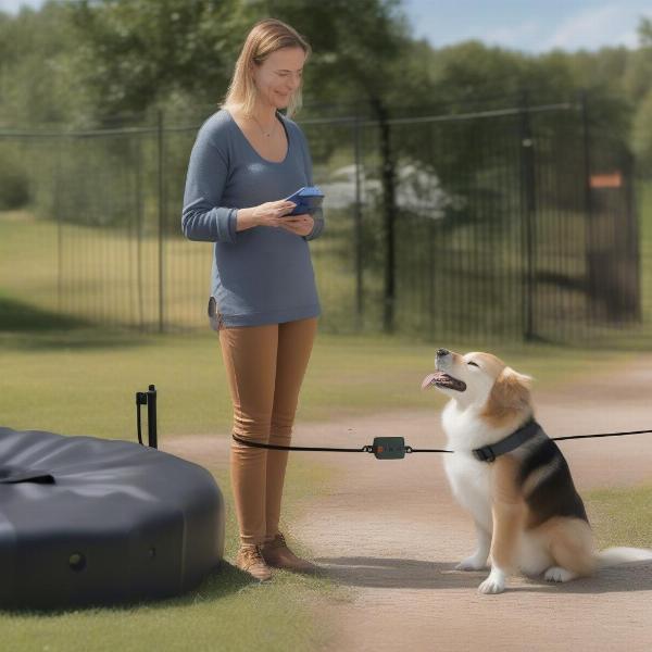 Dog Training with Wireless Fence