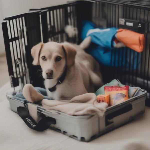 Essential items for traveling with a dog