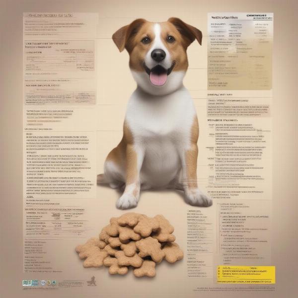 Dog Treat Ingredients Label