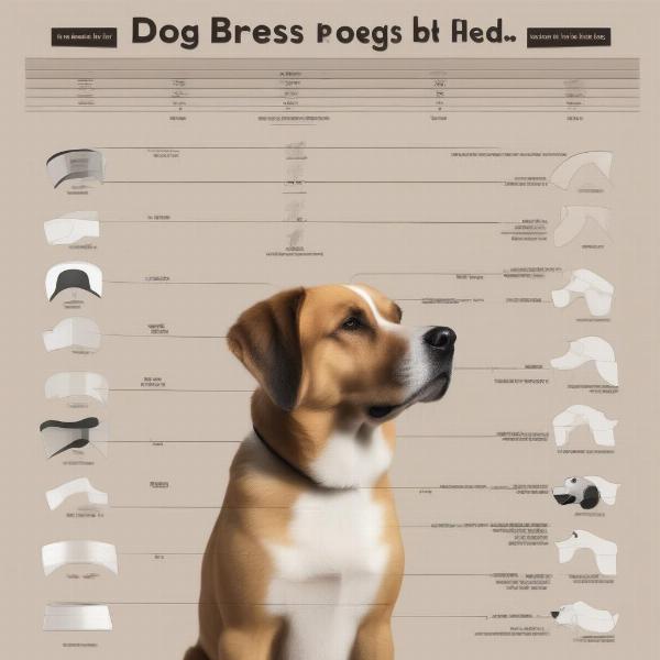 Dog visor size chart