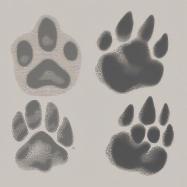 Dog vs. Cat Paw Prints Comparison