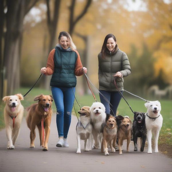 Dog walking business names: Brainstorming and creative ideas