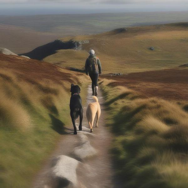 Dog Walking in Dartmoor National Park