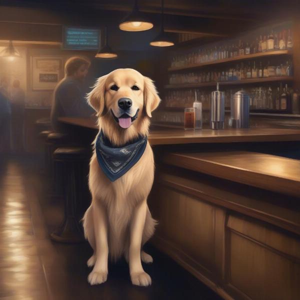 Dog Walking into a Bar