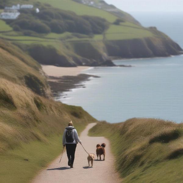 Dog Walking on the South Devon Coast Path