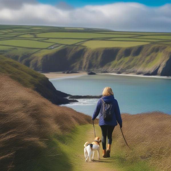 Dog Walking on the Pembrokeshire Coastal Path