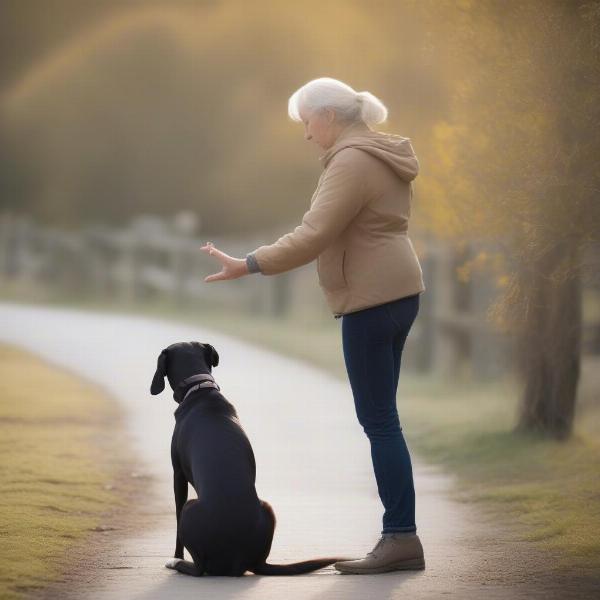 Dog Whisperer Building Trust With Dog