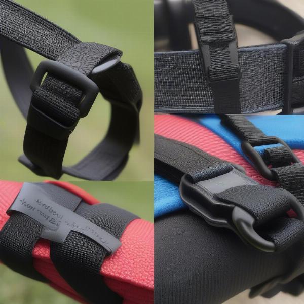 Different dog harness materials